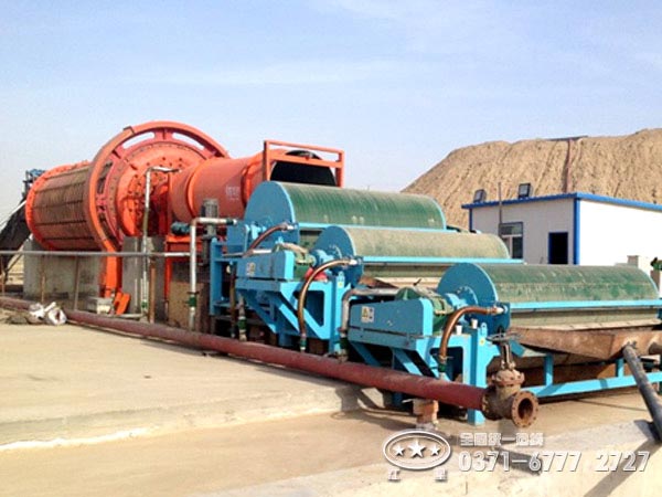 磁選生產(chǎn)線——磁選法、磁選設(shè)備、磁選工藝流程