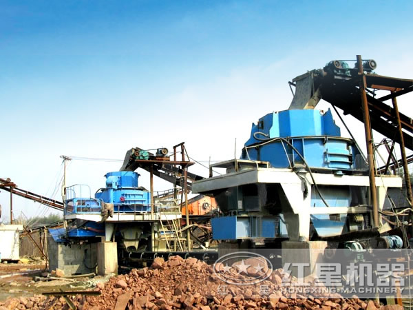 石子破碎生產(chǎn)線客戶(hù)現(xiàn)場(chǎng)圖二