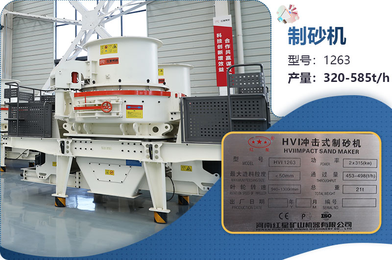 1263制砂機時產(chǎn)多少噸？價格多少？