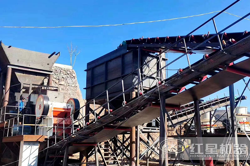 福建客戶日產二萬噸石子生產線圖片 福建客戶日產二萬噸石子生產線圖片