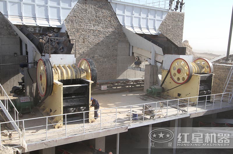 河北砂石客戶生產現場 河北砂石客戶生產現場