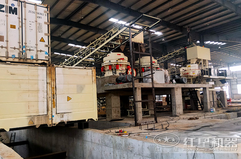 山東客戶河卵石制砂現(xiàn)場實拍圖 山東客戶河卵石制砂現(xiàn)場實拍圖