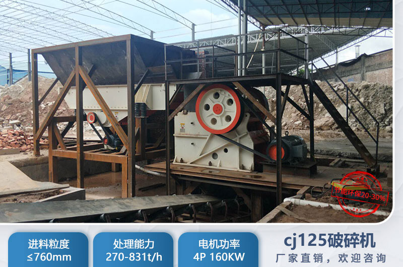 cj125破碎機(jī)是多大？參數(shù)及價格