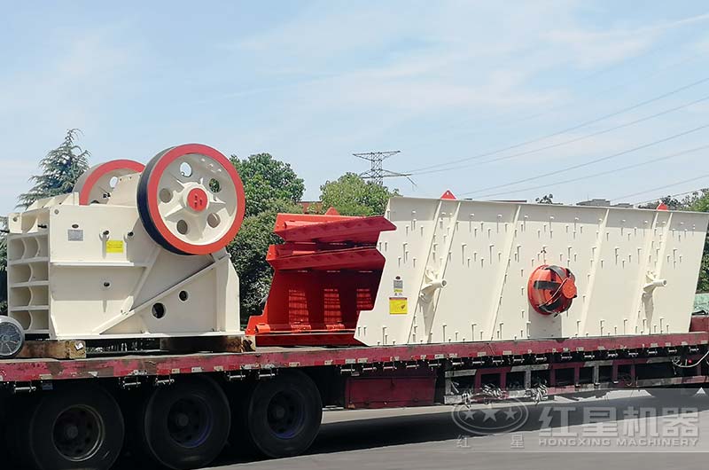 環(huán)保無噪音石灰?guī)r顎式破碎機(jī)發(fā)貨