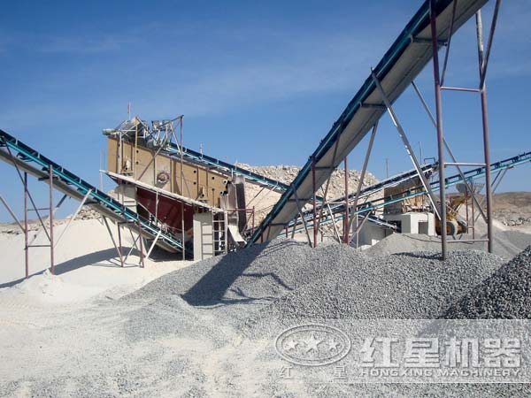 石料生產(chǎn)線現(xiàn)場圖片