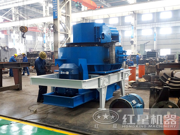 環(huán)保型河卵石制沙機(jī)加工現(xiàn)場(chǎng)