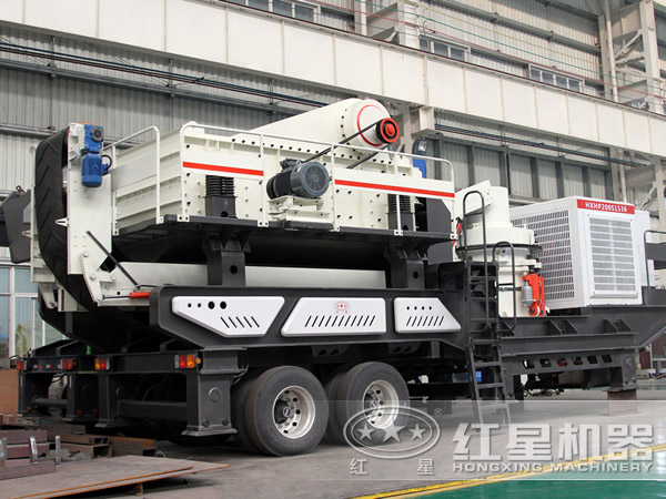 高端環(huán)保型移動(dòng)破碎站