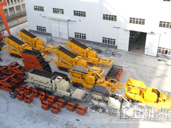 碎石機(jī)生產(chǎn)廠(chǎng)家俯視圖