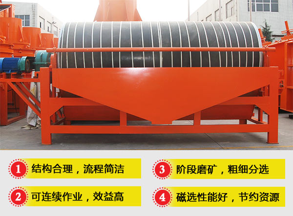 永磁磁選機(jī)性能優(yōu)勢