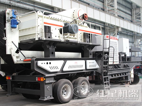 日出400立方的移動(dòng)碎石碾沙機(jī)，流動(dòng)破碎得心應(yīng)手