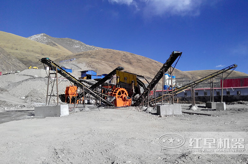 清洗麻古石沙子用什么機(jī)器好？時產(chǎn)多少？