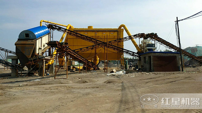 環(huán)保制砂現(xiàn)場(chǎng)