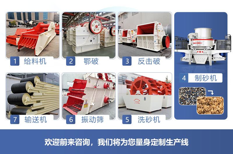 機(jī)制砂生產(chǎn)線流程，紅星可在線定制搭配生產(chǎn)線